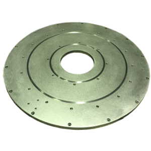 machining of a 675mm diameter stainless steel tank lid