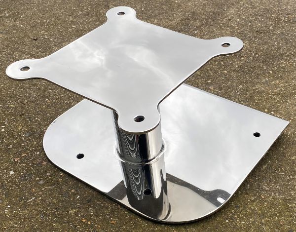 Garmin radar adapter bracket plate