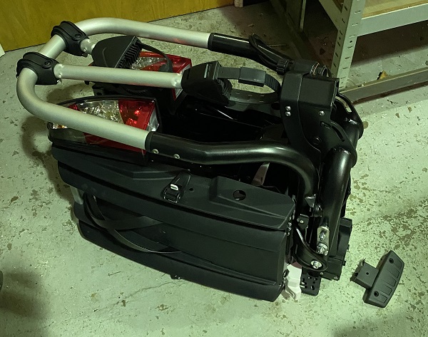 broken pedal on a genio pro bike rack