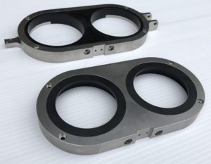 316 marine grade stainless steel and black acetal plastic subsea sampling clamps ROV