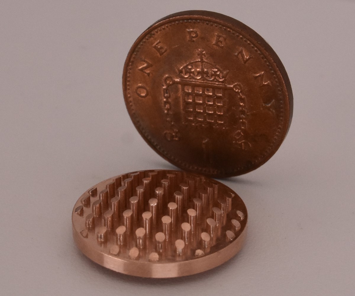 micro machined copper alloy part